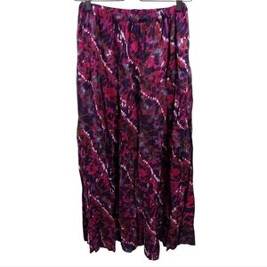 Just Class Cotton A-Line Midi Pull On Skirt Sz S